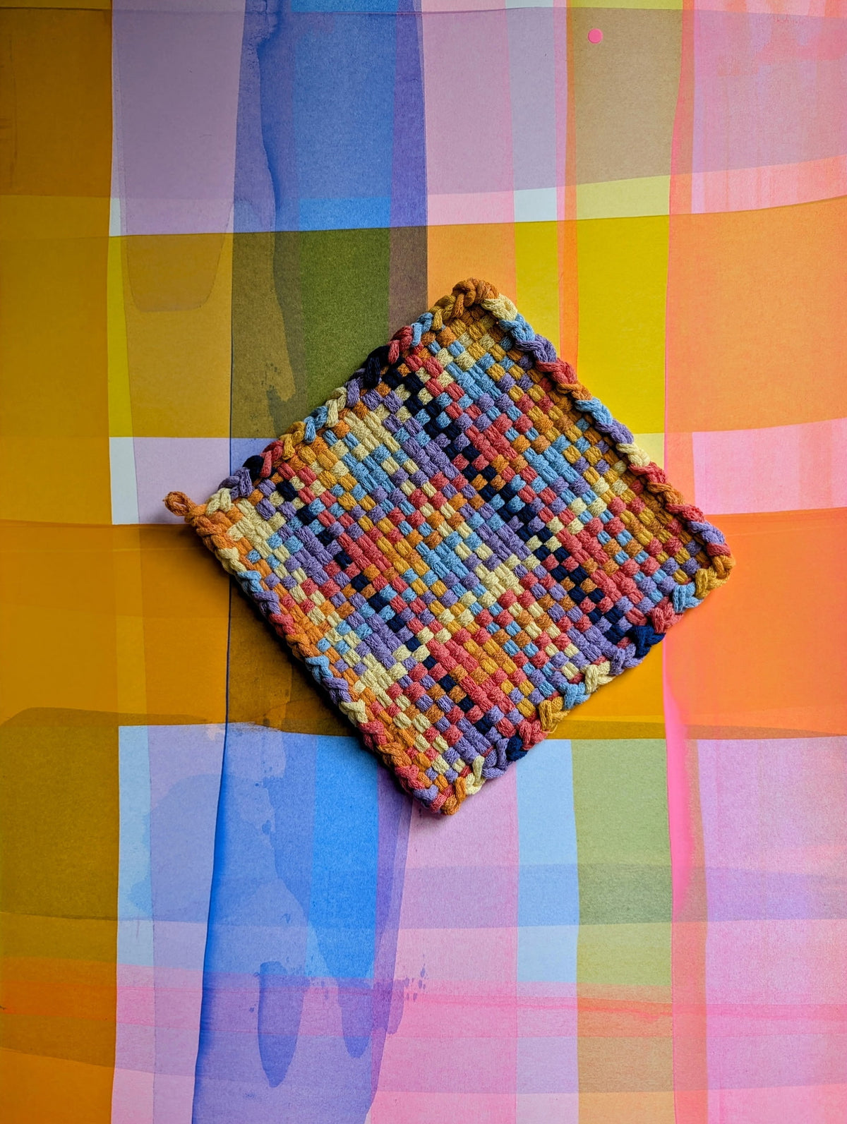 pastel gingham