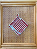 red, flax, powder blue